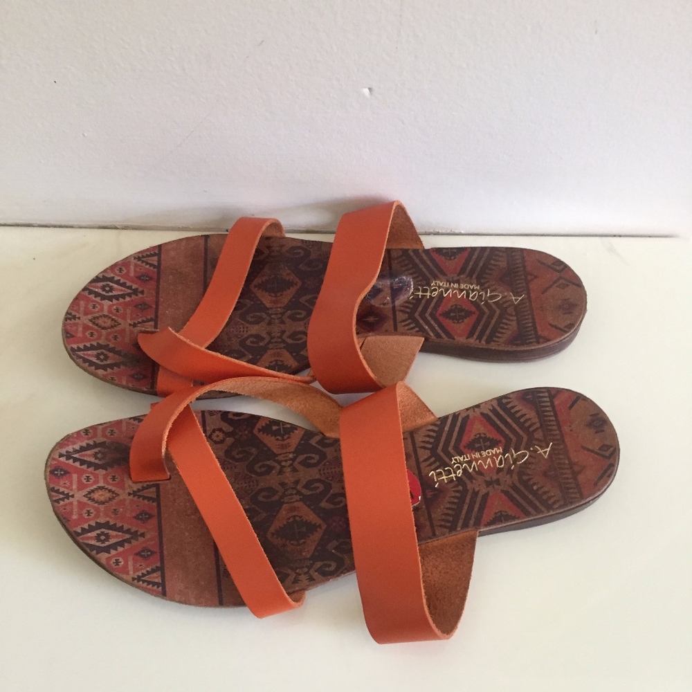 A. Giannetti Leather Slippers - Picture 4 of 4